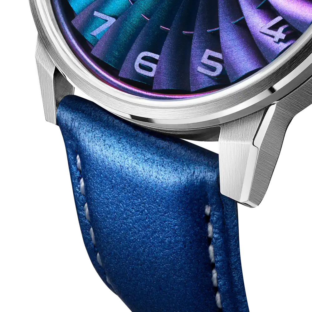 Island Blue Leather Strap-second-image