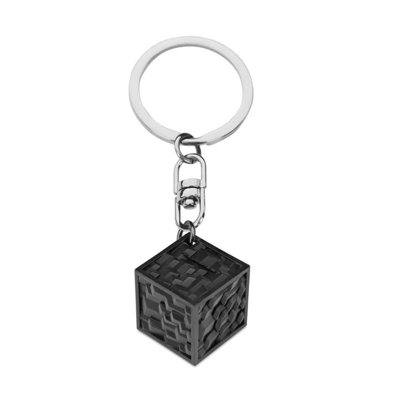 Vector Ville Black Keychain