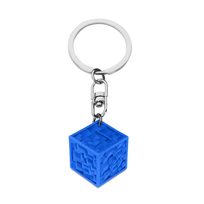Vector Ville Blue Keychain