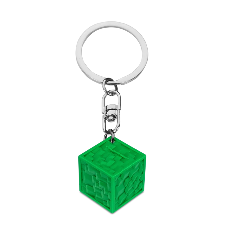 Vector Ville Green Keychain