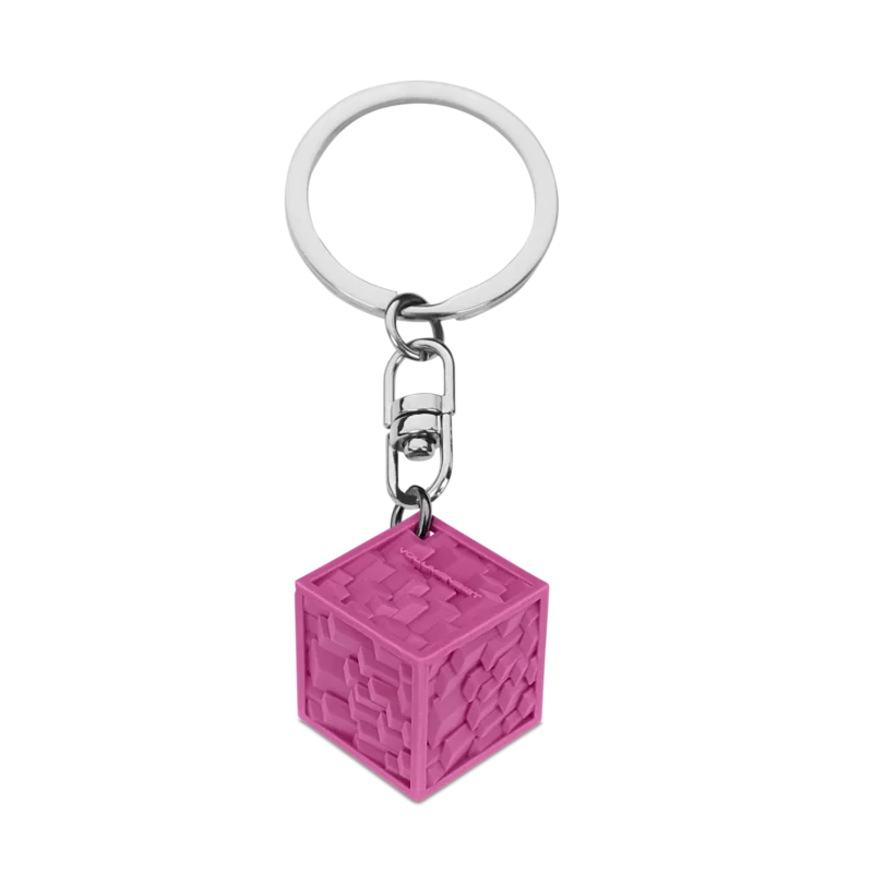Vector Ville Pink Keychain