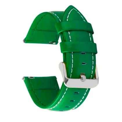 Country Green Leather Strap